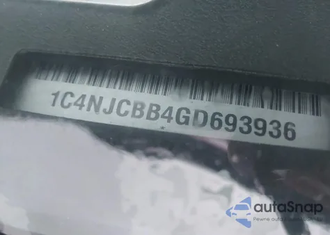 2016 Jeep Compass Sport из США, поврежденный, VIN 1C4NJCBB4GD693936